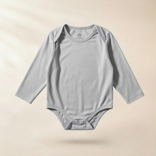Bamboo Baby Body - Big Fit Energy Grey