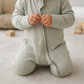 Bamboo Baby Romper - Big Comfort Energy Grey