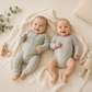 Romper + Body Set aus Bambusviskose