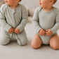 Romper + Body Set aus Bambusviskose