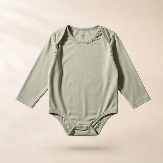 Bamboo Baby Body - Big Fit Energy Green
